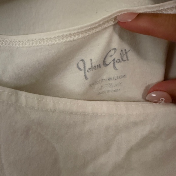 John Galt White Kathleen Top - Picture 4 of 4